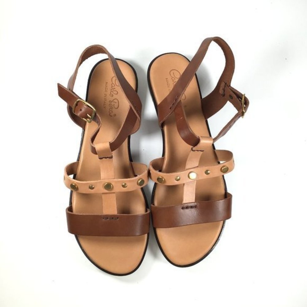 Carlo Pera Sandal Brown/Tan Size EU 40/ US 9